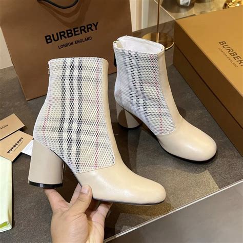 fake burberry booties|burberry boots with clear heels.